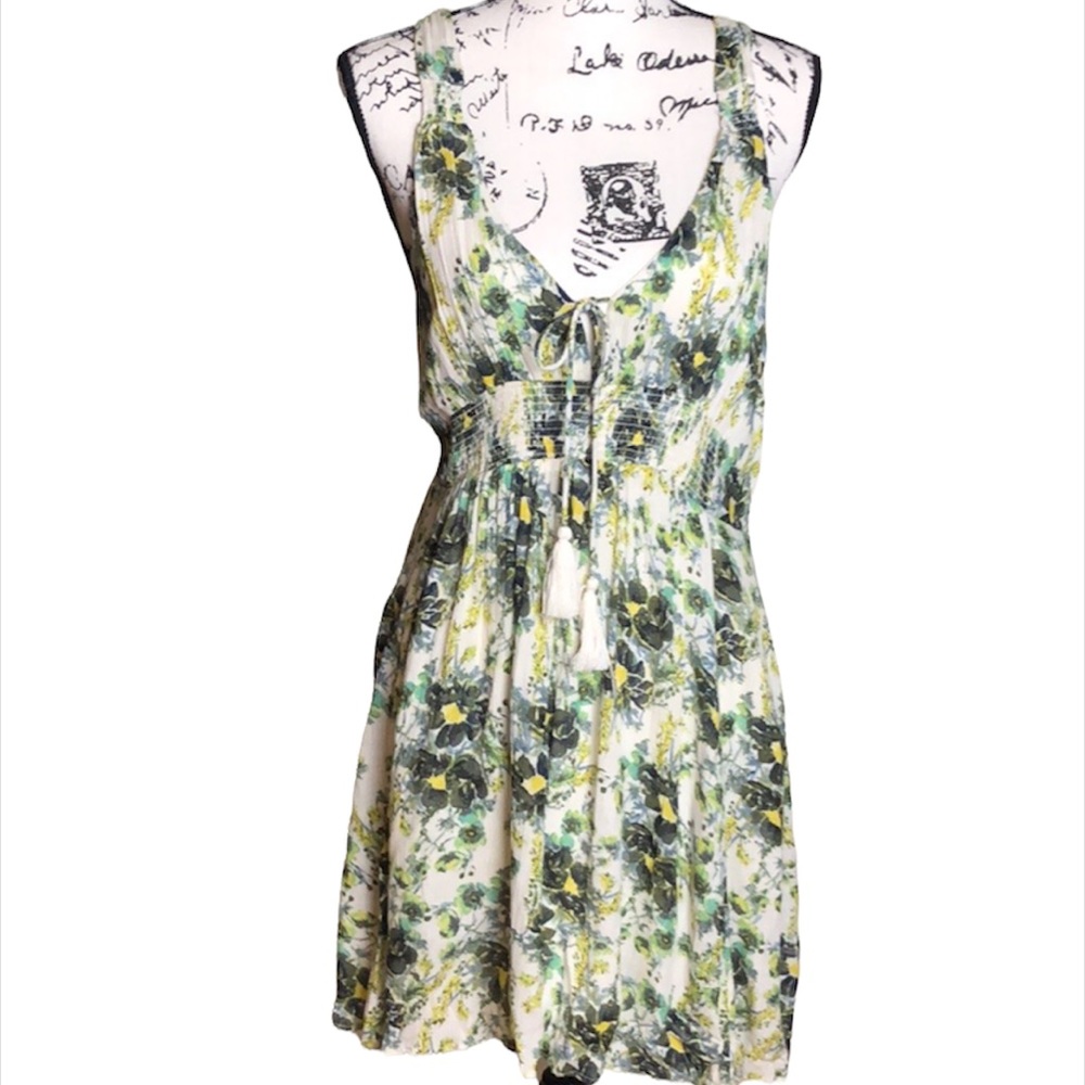 Free People Floral Print Dress